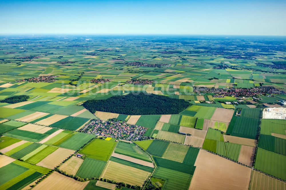 Luftbild Berel - Dorf - Ansicht in Berel bei Burgdorf im Bundesland Niedersachsen, Deutschland