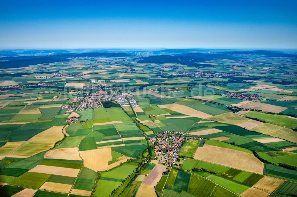 Luftbild Barfelde - Dorfkern am Feldrand in Barfelde im Bundesland Niedersachsen, Deutschland